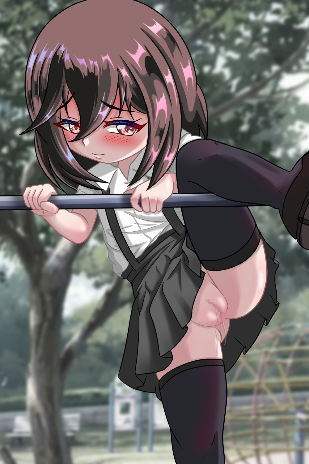 るいの露出日記イラスト集12公園露出編