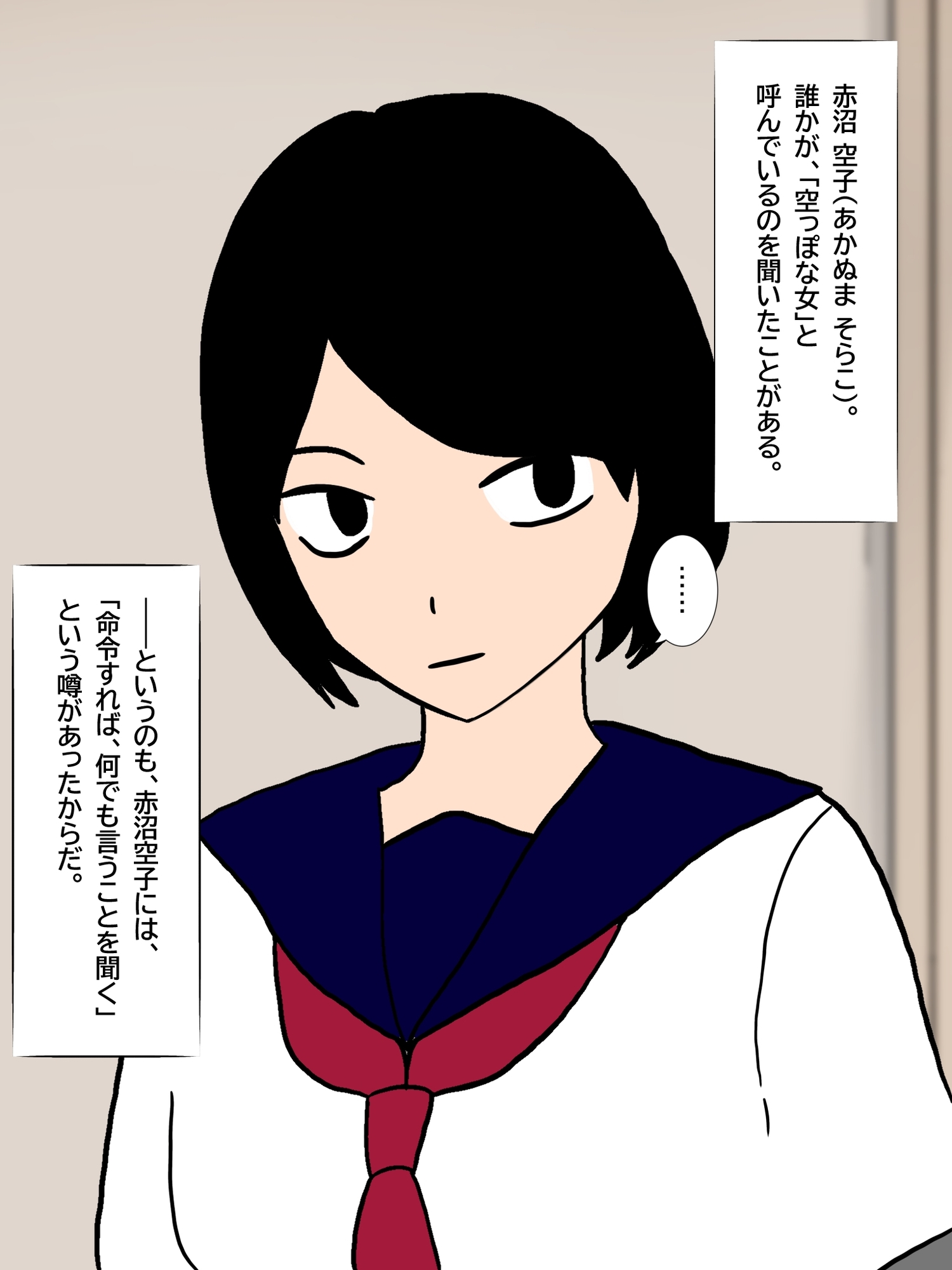 俺の家に宗教勧誘に来た同級生の無口な女子と無責任中出しセックスする。