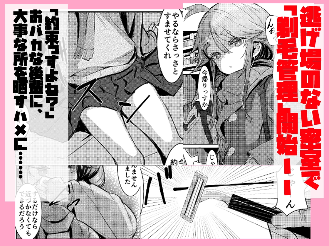 【臭い】に抗えないセンパイを【剃毛管理】する放課後