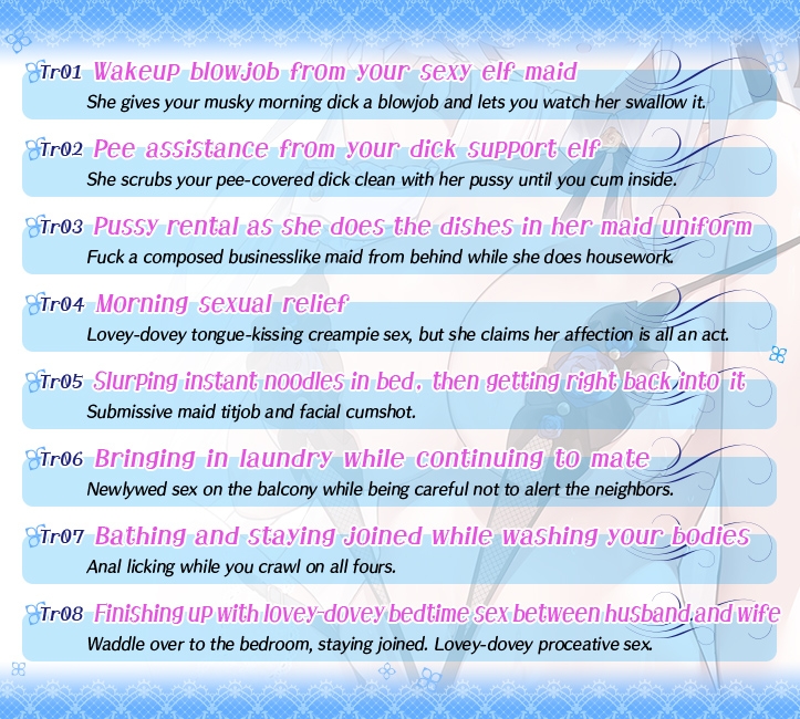 JK Elf's Parallel World Hospitality ~A Flawless Day of Refinement with your Businesslike Sexual Relief Maid~