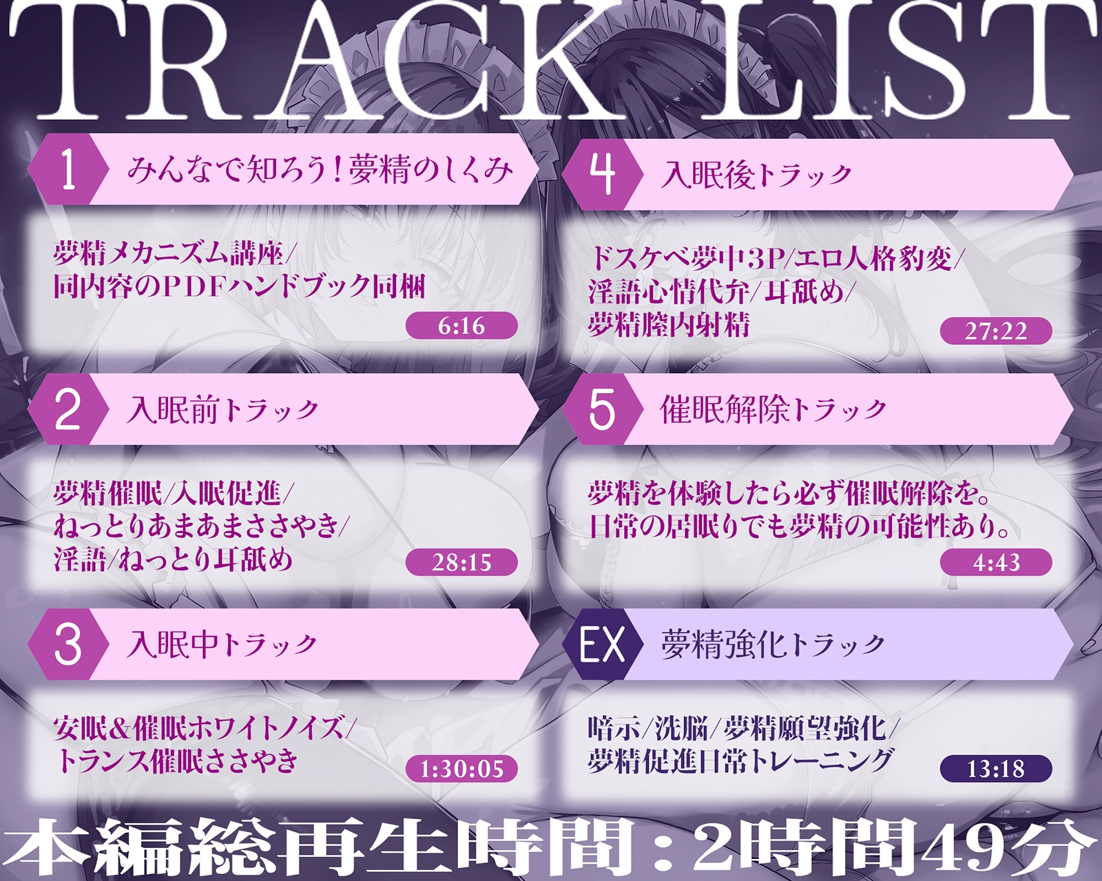 【夢精のしくみPDF同梱】実践！夢精催○～夢の中で必ず気持ちいい射精が出来る～[安眠×夢精快感]