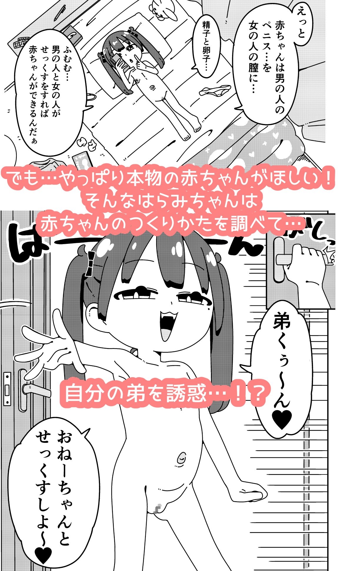 赤ちゃんがほしいので弟とせっくすします