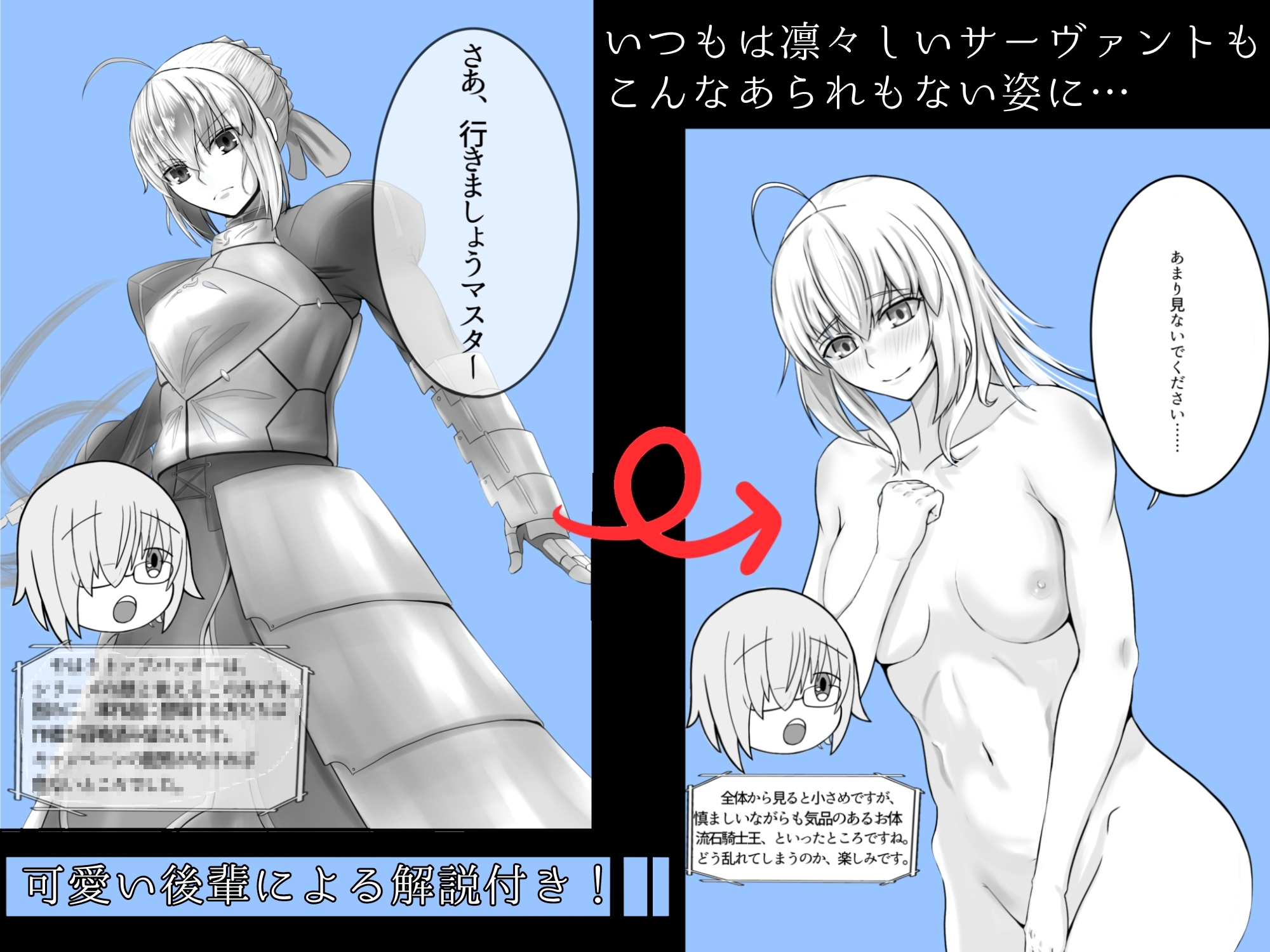 扇情的なコマンド快楽バトル クラス:セイバー