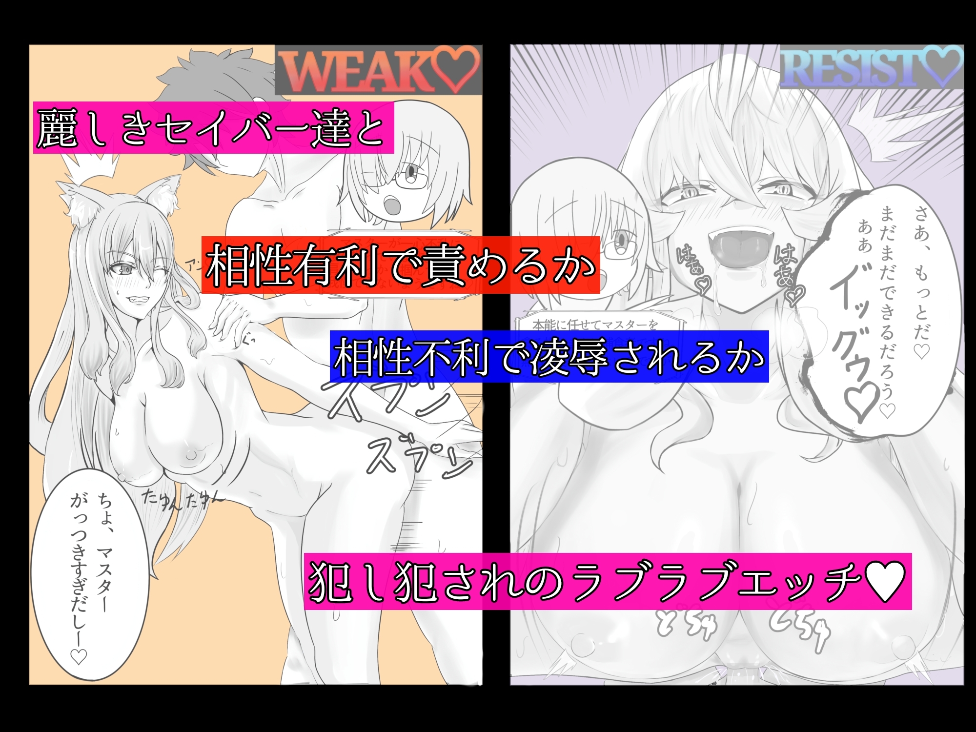 扇情的なコマンド快楽バトル クラス:セイバー