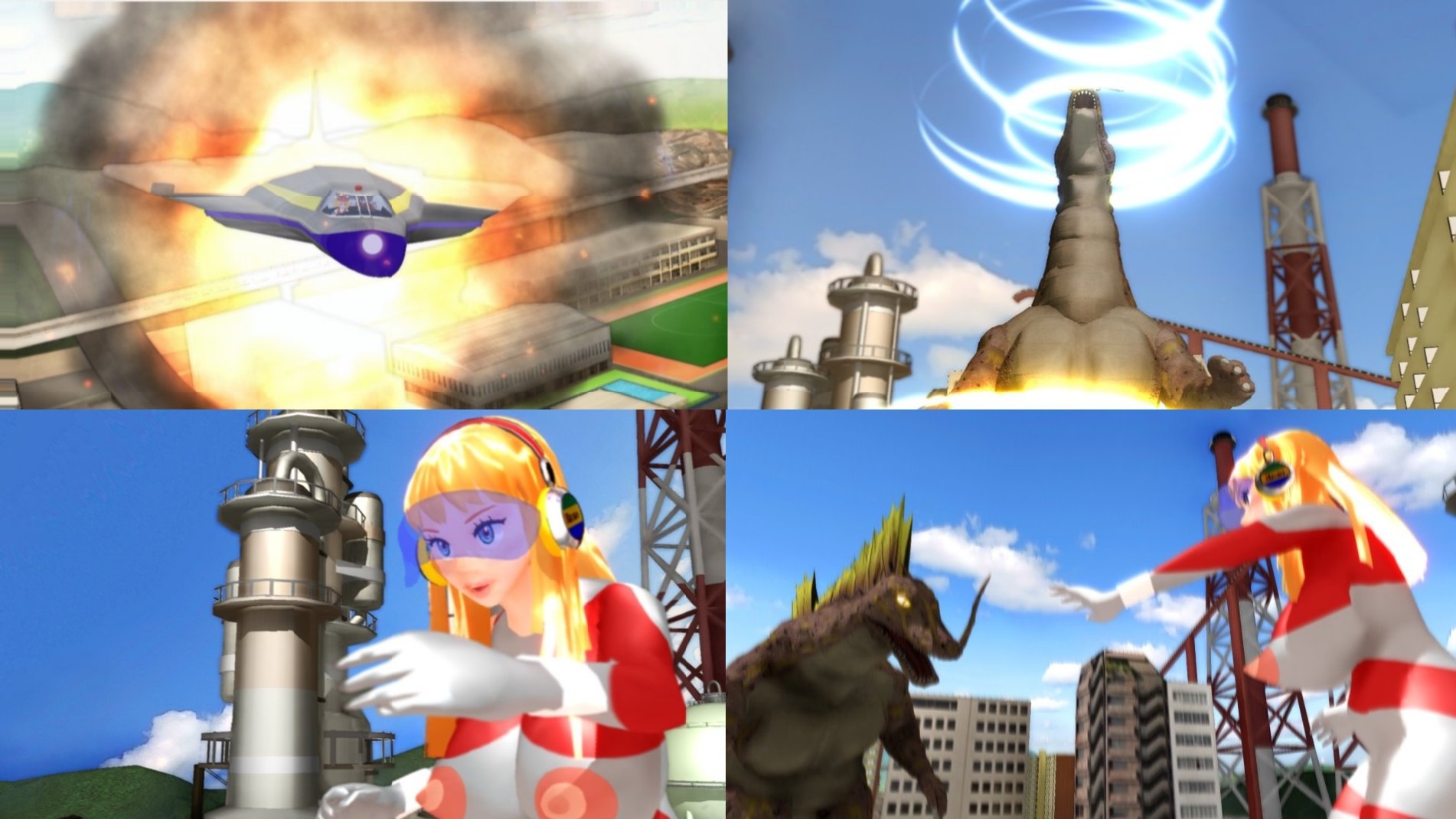 長編アニメ妄想特撮シリーズ・Reikoがさんが巨大ヒロインになったらエロ過ぎた！ 「見えない侵略者」