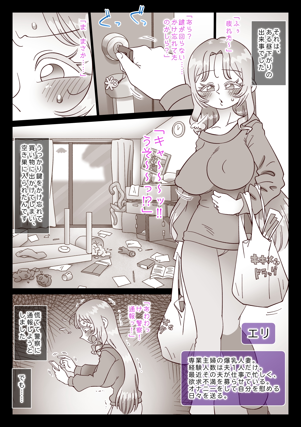 妻の居ぬ間に居た男