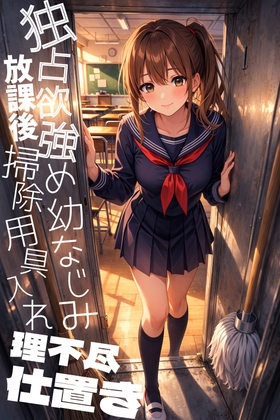 【関西弁】独占欲強め幼なじみS彼女の放課後・掃除用具入れで理不尽お仕置き