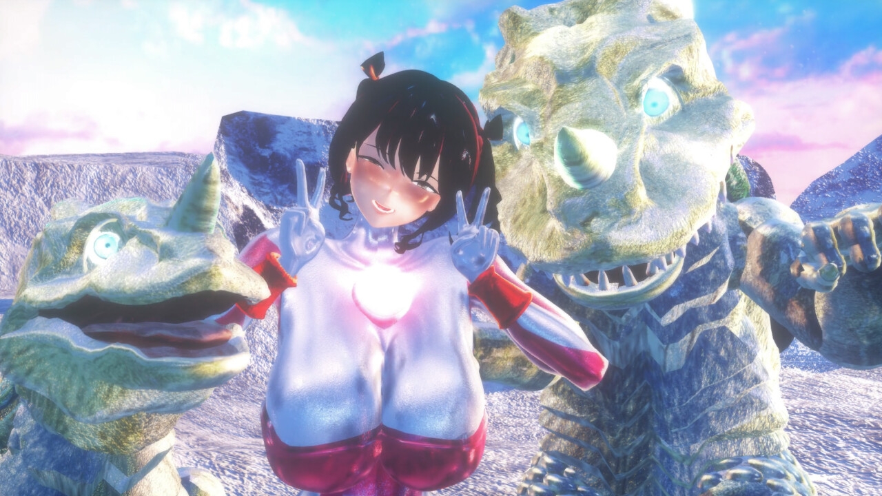 【揺れる！苦しむ！喘ぐ！ボイス音声付き動画付属】ウルティメイトスピカ1 親子怪獣を救え！劣勢敗北寸前シチュ編