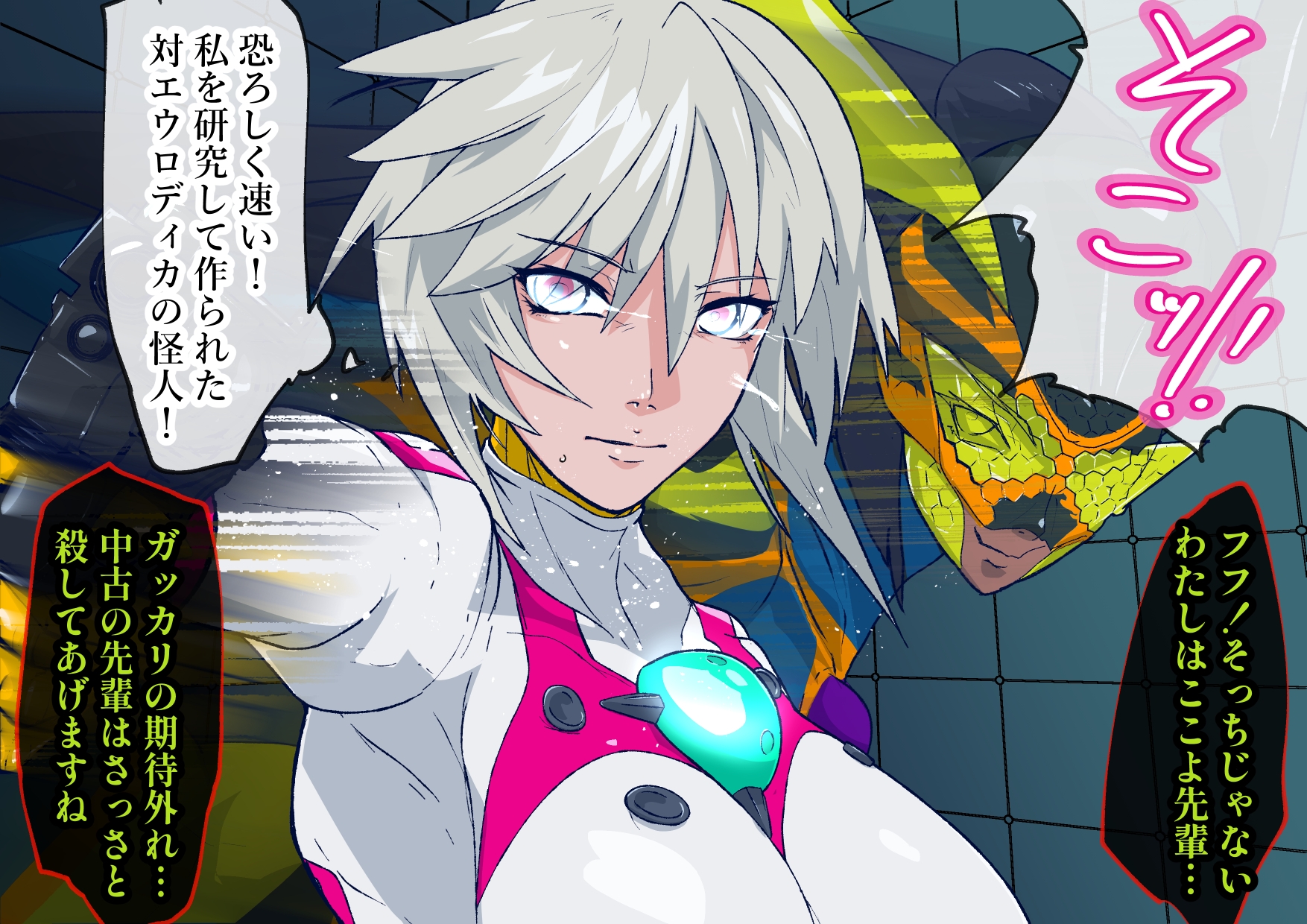 戦攻纏女エウロディカウーマン3:正義のヒロインは怪人組織に研究され完全破壊白目失神連続敗北！エロいスーツも変身アイテムも高潔な精神もまとめて全部滅茶苦茶に！