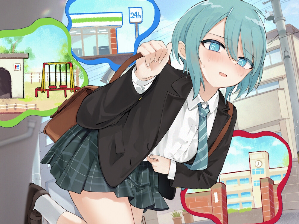 【下痢/おなら】登校中のトイレ事情〜ADV式音声作品〜