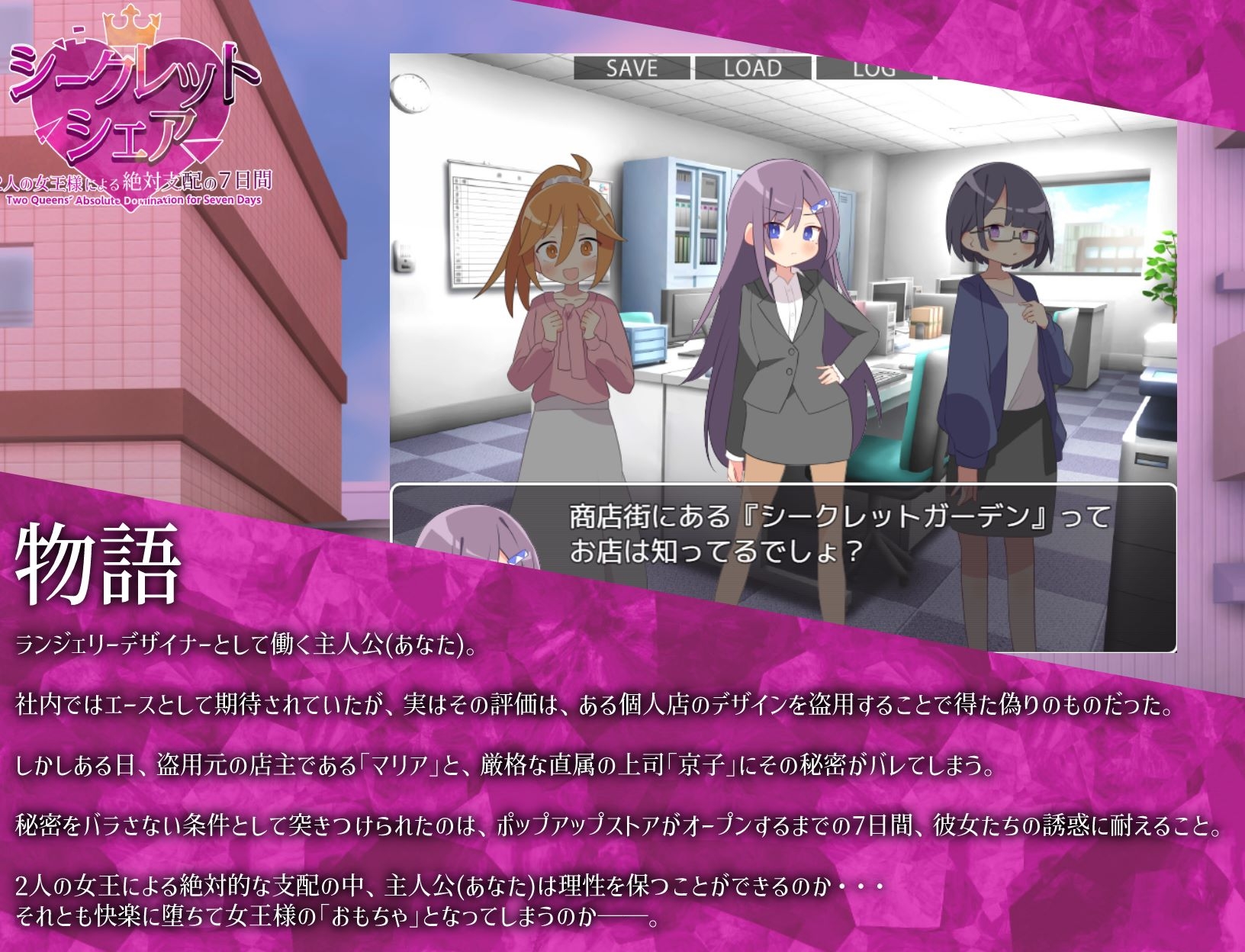シークレット・シェア〜2人の女王様による絶対支配の7日間〜