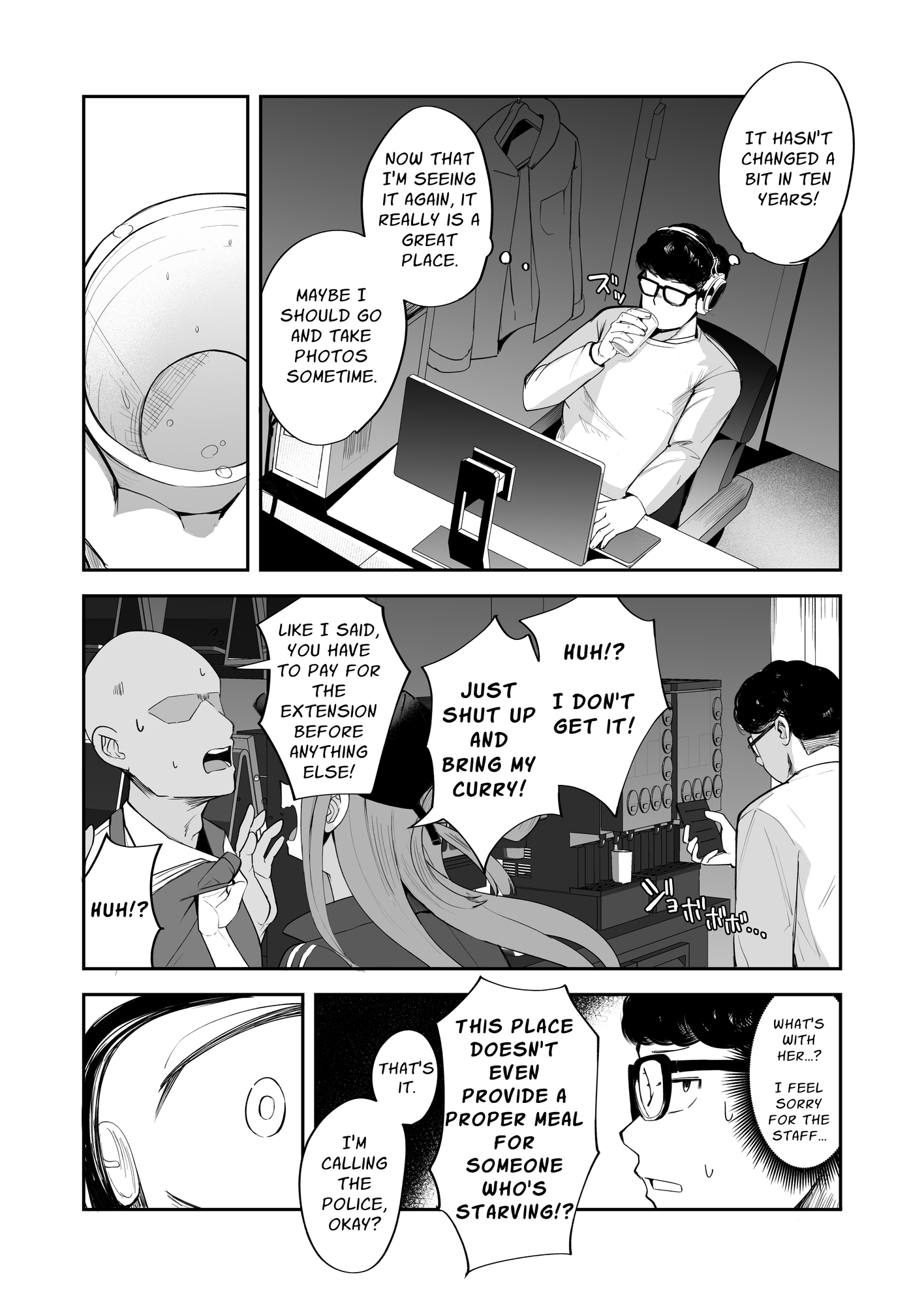 【英語版】ふたなりネカフェ難民 天粕むいちゃん