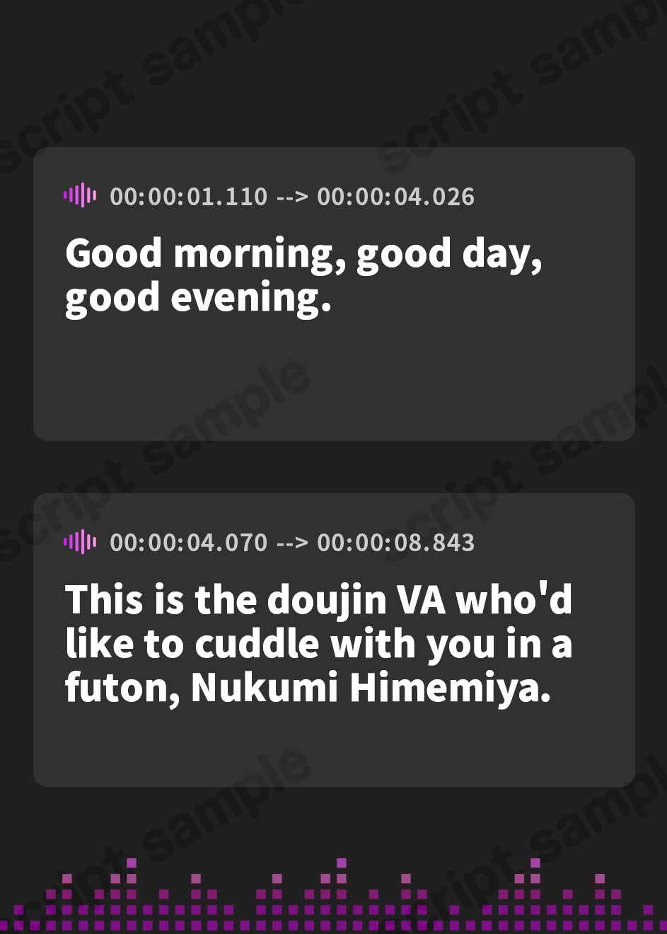 【英語版】【排尿音】オナニスト&オナニージャンキーの同人声優 姫宮ぬく美「お風呂でしゃがんでおしっこ」【姫宮ぬく美】