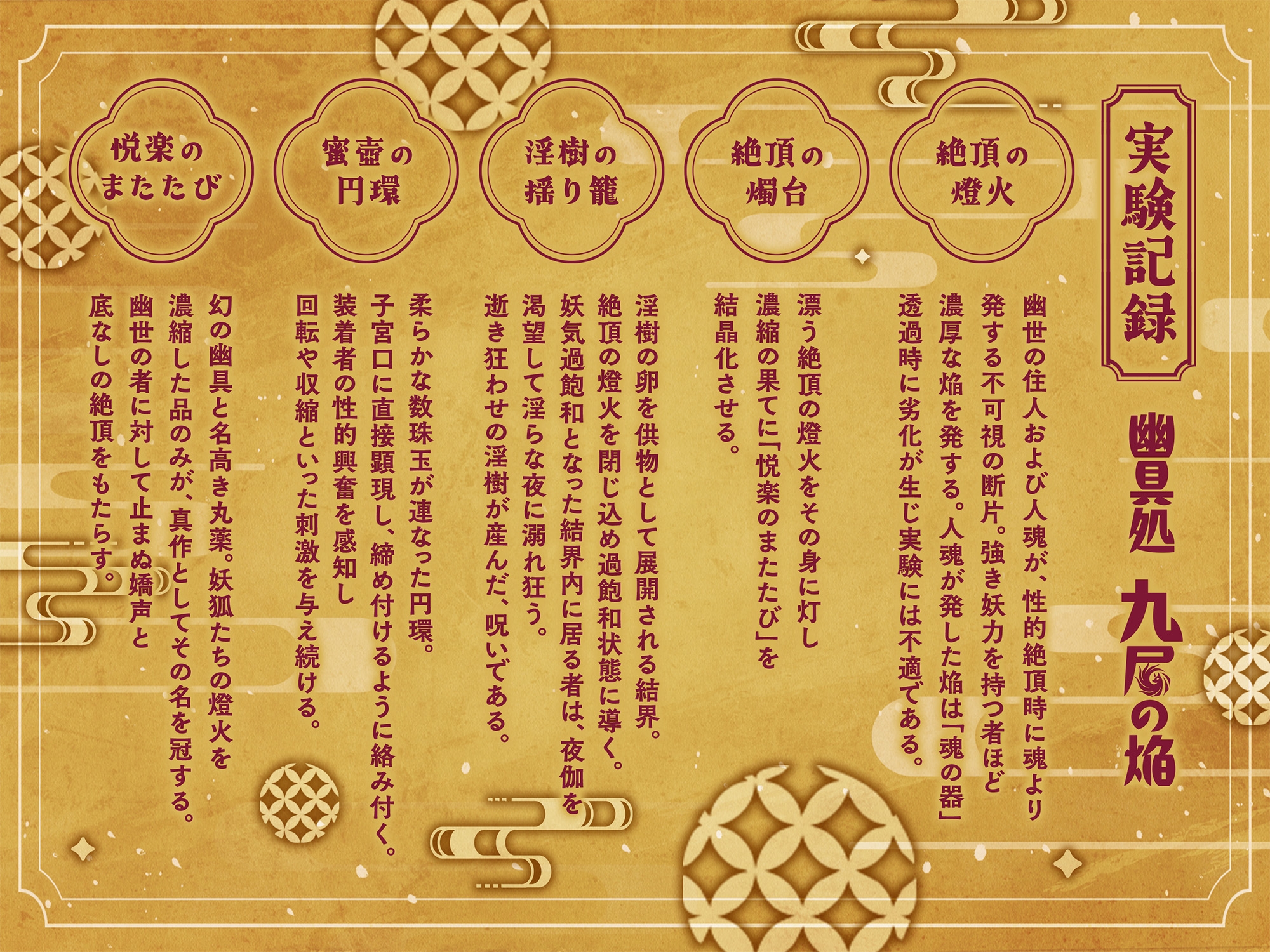 【和風百合】幽具処 九尾の焔 -悪戯好き双子狐の性実験-