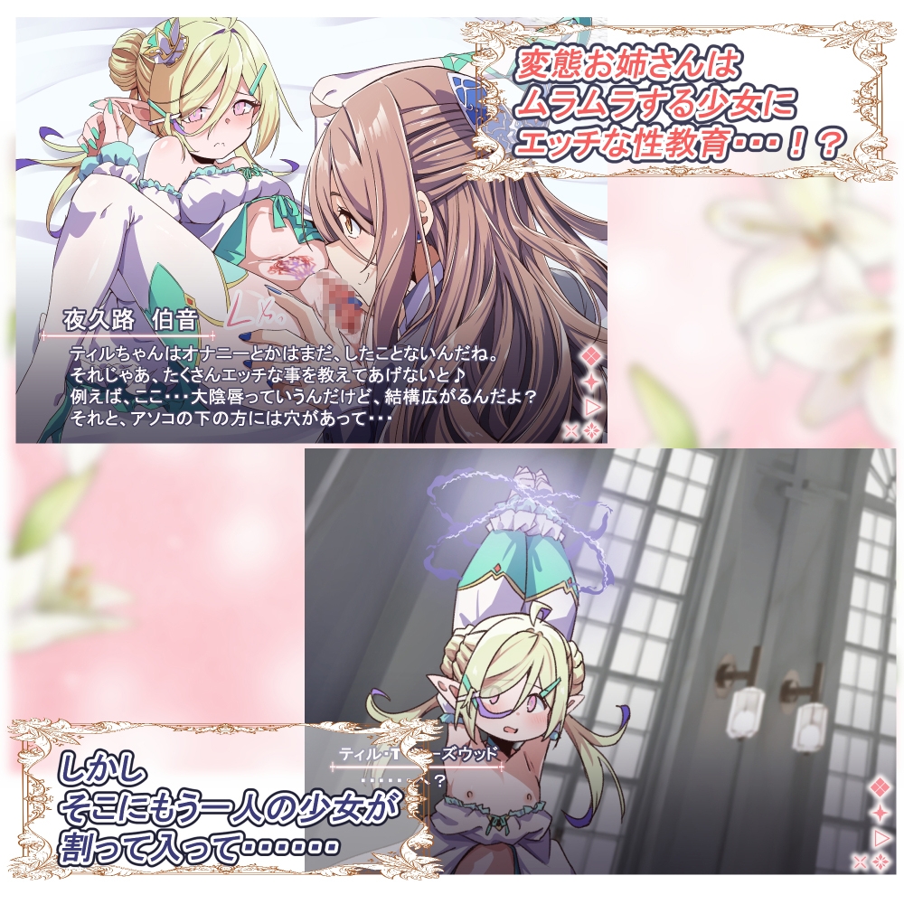 Project Meerverce Series5 つるぺたエルフを襲ってつるぺたサキュバスに襲われるヘンタイお姉さんの話