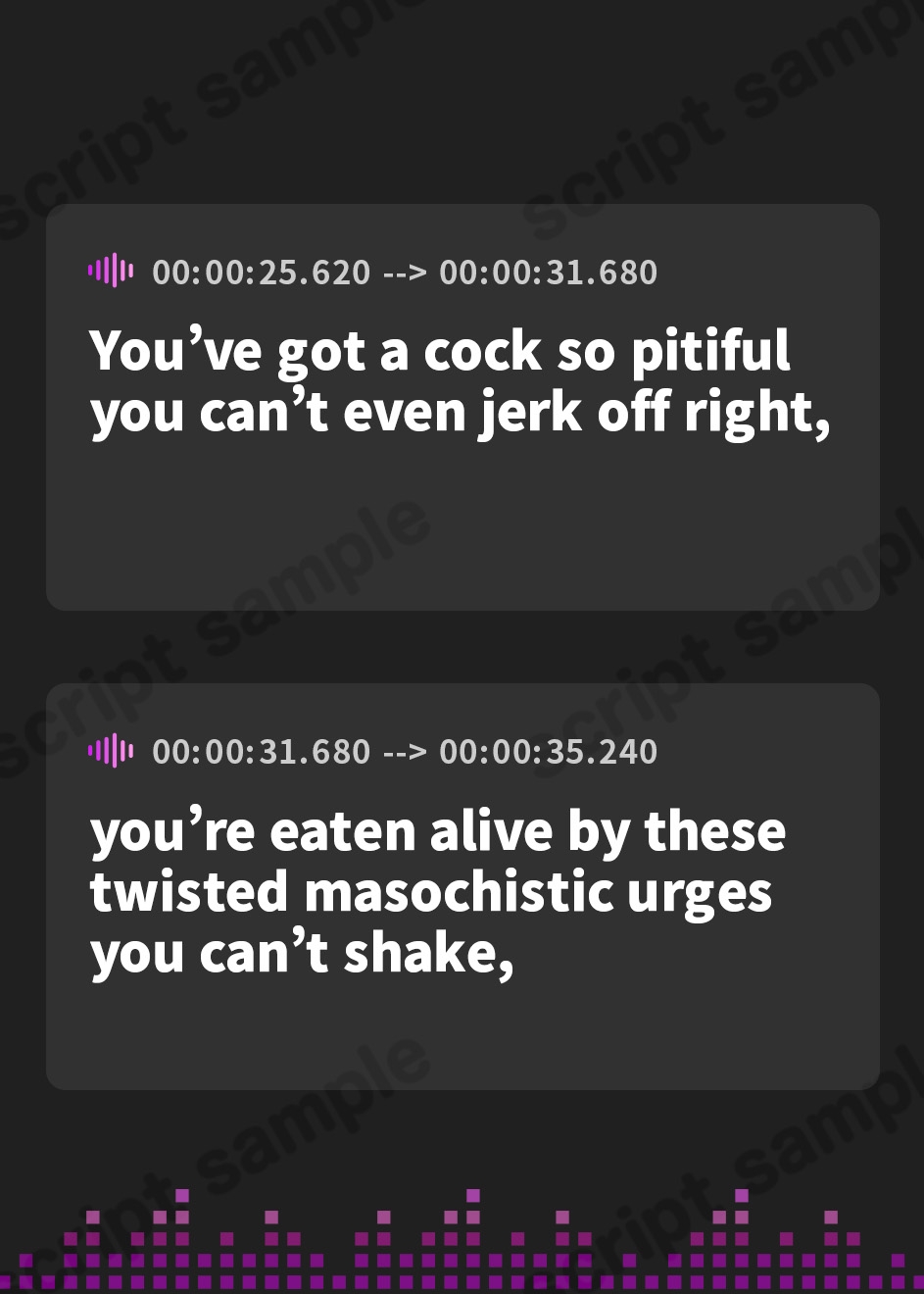 【英語版】よわよわマゾ専用裏筋責めオナサポ