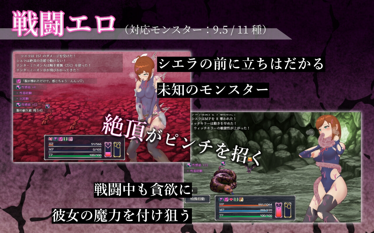 シエラの淫らな異変調査 -女剣士はソロでイク-