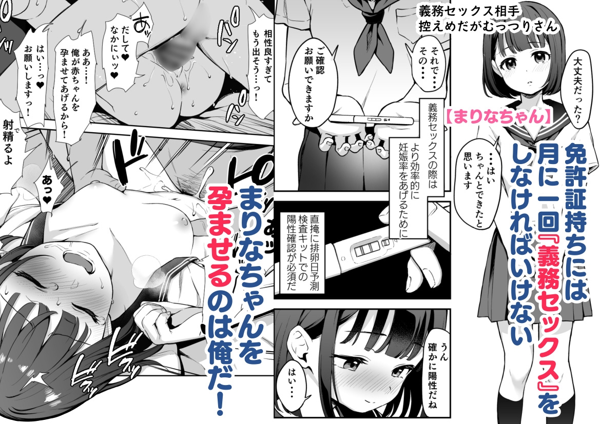 セックスに免許が必要になった世界