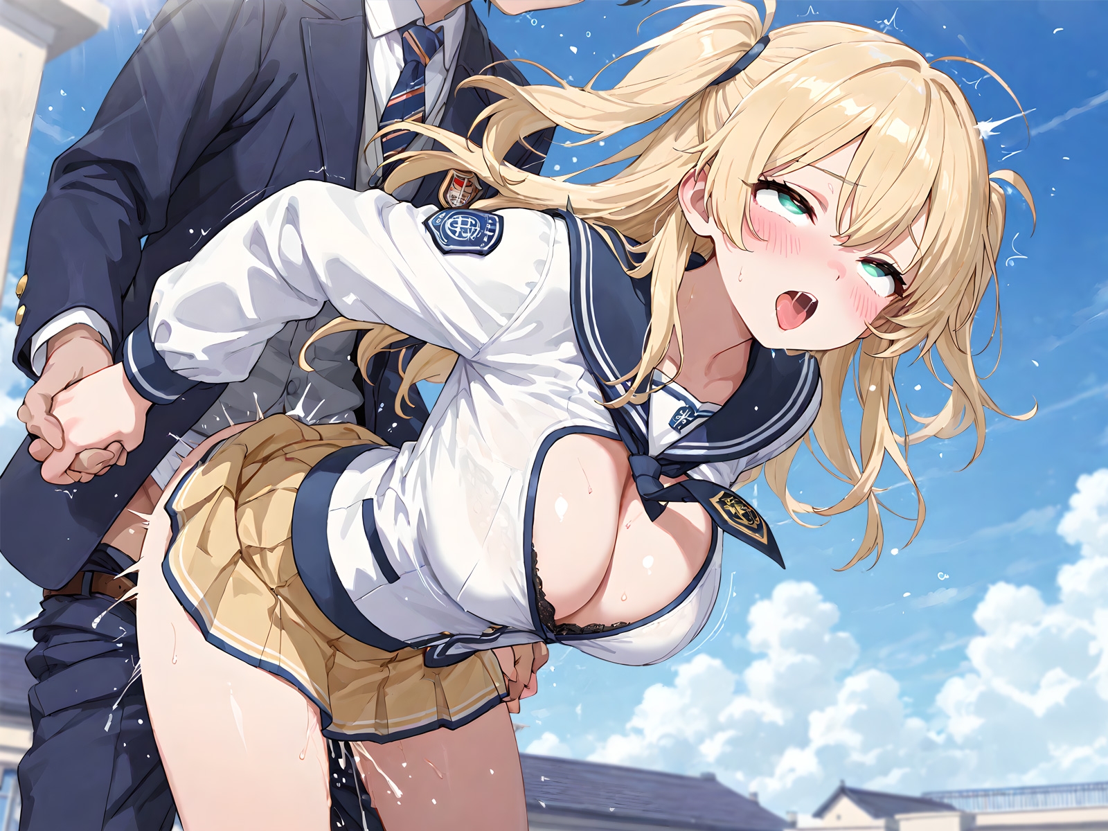 魔法学園のナマイキ後輩が耳元で勃起魔法をかけてきたので…オホ声連続絶頂でわからせエッチ