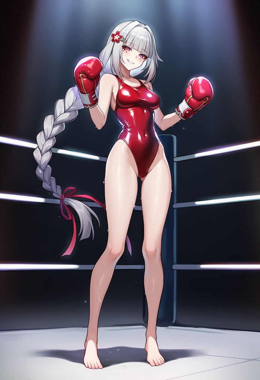 男女決戦チャンピオンシップ 第二屆 CG 合集 ～敗者處刑！汗だく銀髪少女の完全勝利と屈辱踏みつけ～