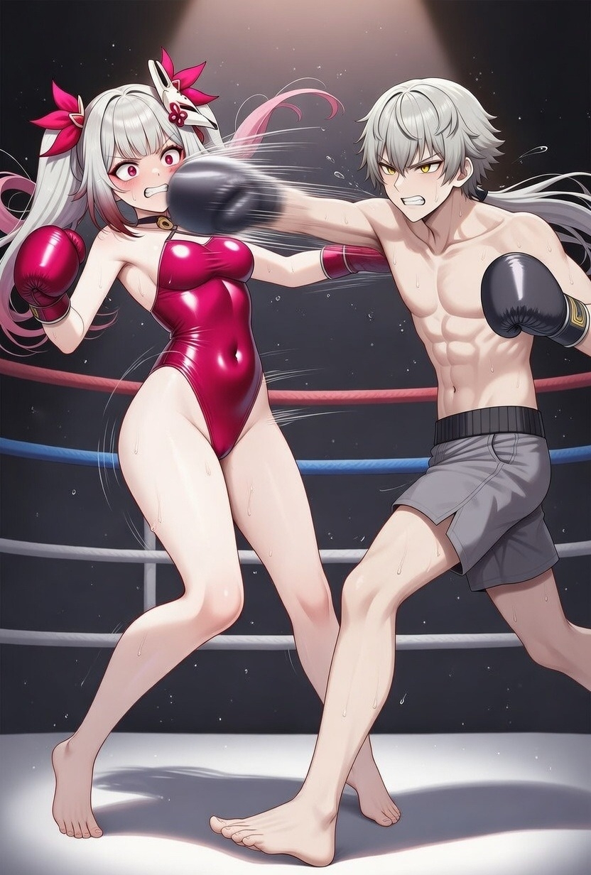 男女決戦チャンピオンシップ 第二屆 CG 合集 ～敗者處刑！汗だく銀髪少女の完全勝利と屈辱踏みつけ～