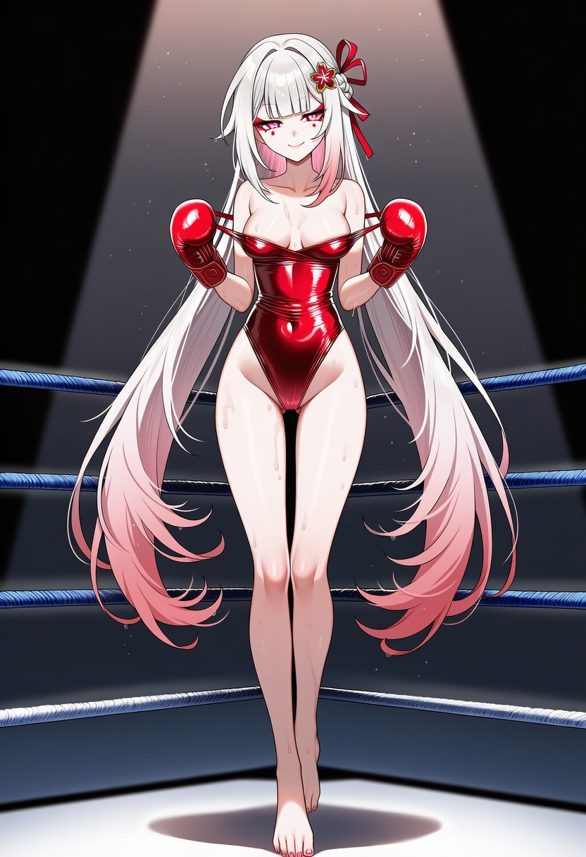 男女決戦チャンピオンシップ 第二屆 CG 合集 ～敗者處刑！汗だく銀髪少女の完全勝利と屈辱踏みつけ～