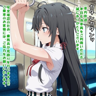 車内点検にご協力ください(雪○下 ○乃/俺○イル)