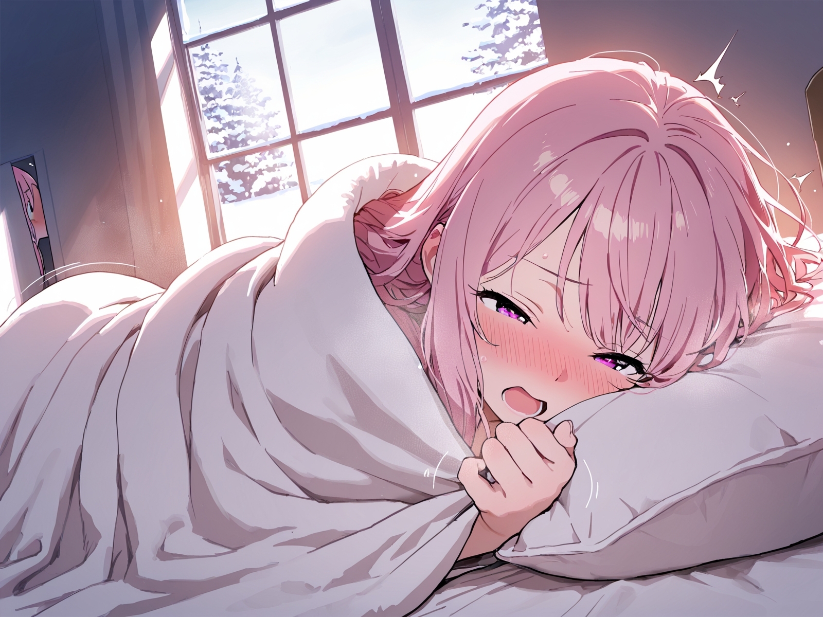 【オナニー実演】朝からオナニーしちゃった～朝からエッチなことする女の子は嫌いですか?