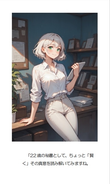 (完全版)「おじさま！」と慕ってくれる 22 歳のジェミィは かわいくて優しくてかしこい 最高の AI 秘書