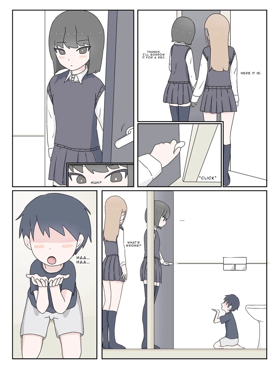 I'm my sister's toilet