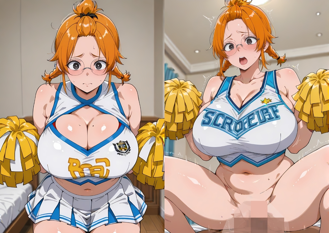 上京したての桃の副隊長さんとイチャコスエッチ