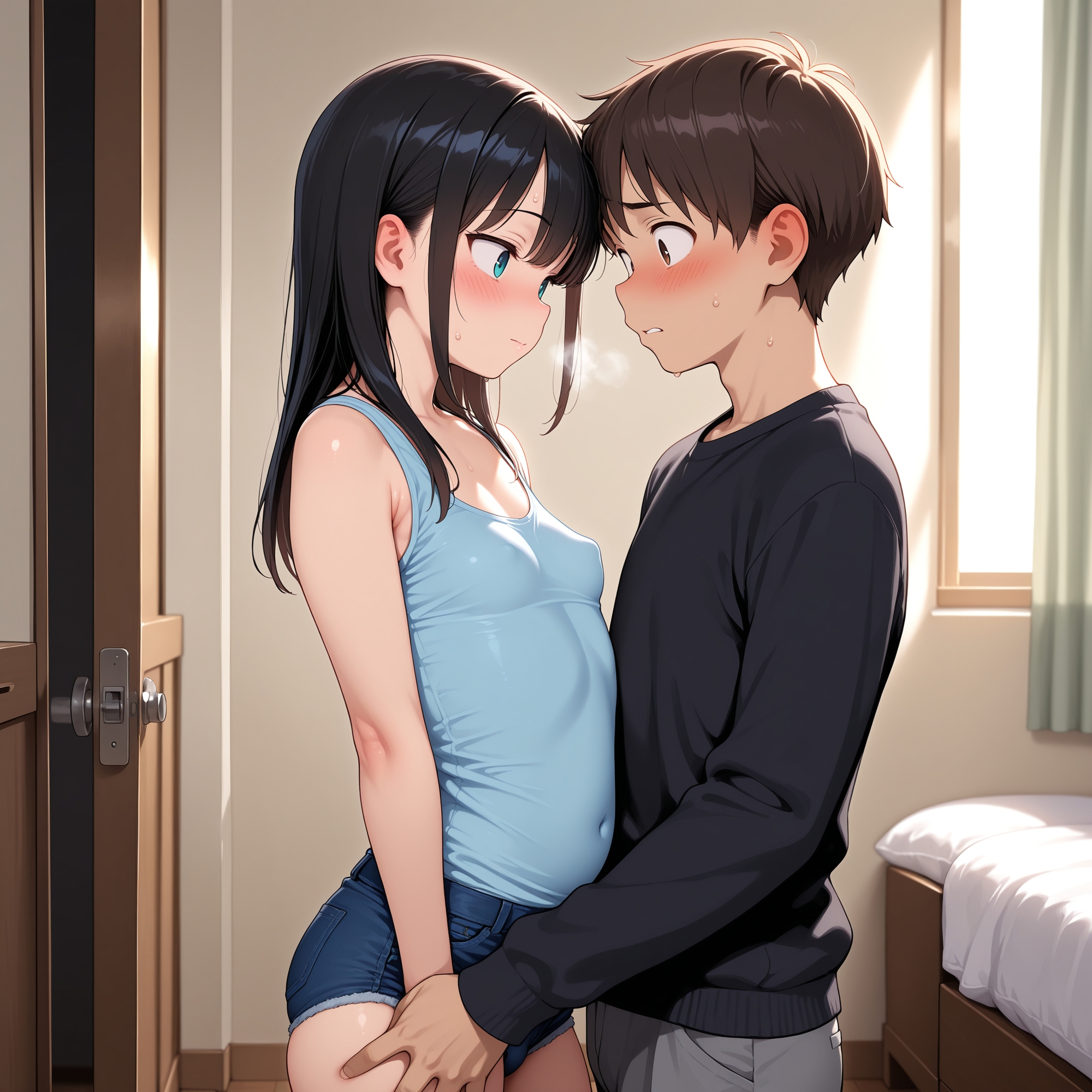 おとこのこ×おんなのこ画像集(胸小さめ)