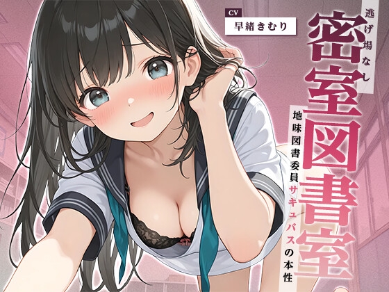 逃げ場なし密室図書室〜地味図書委員サキュバスの本性〜【KU100】