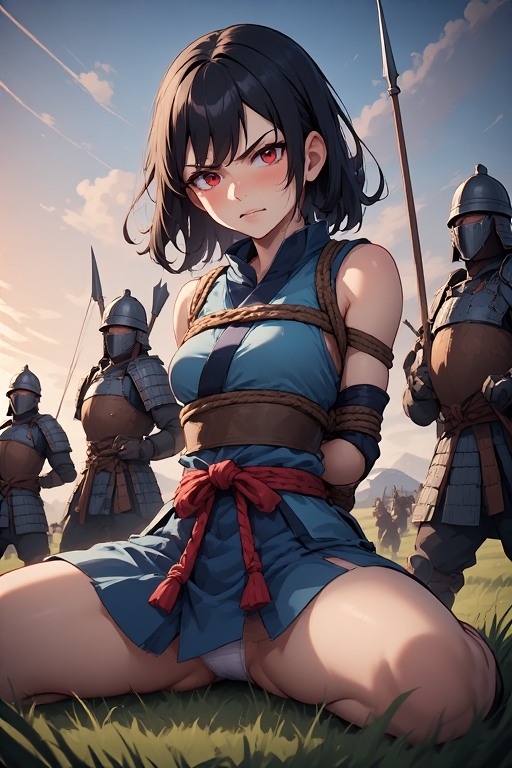 くノ一のチンギス・ハン暗殺パンチラお尻画像集