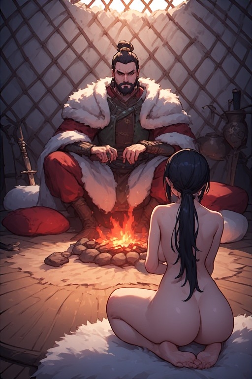 くノ一のチンギス・ハン暗殺パンチラお尻画像集