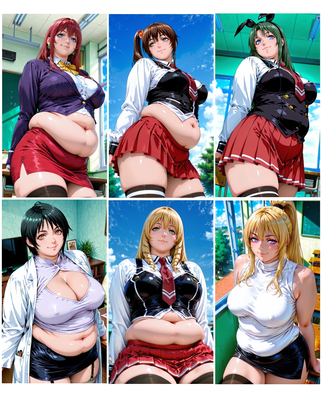 肥満化女子 ～バ〇ブルブラックシリーズ～