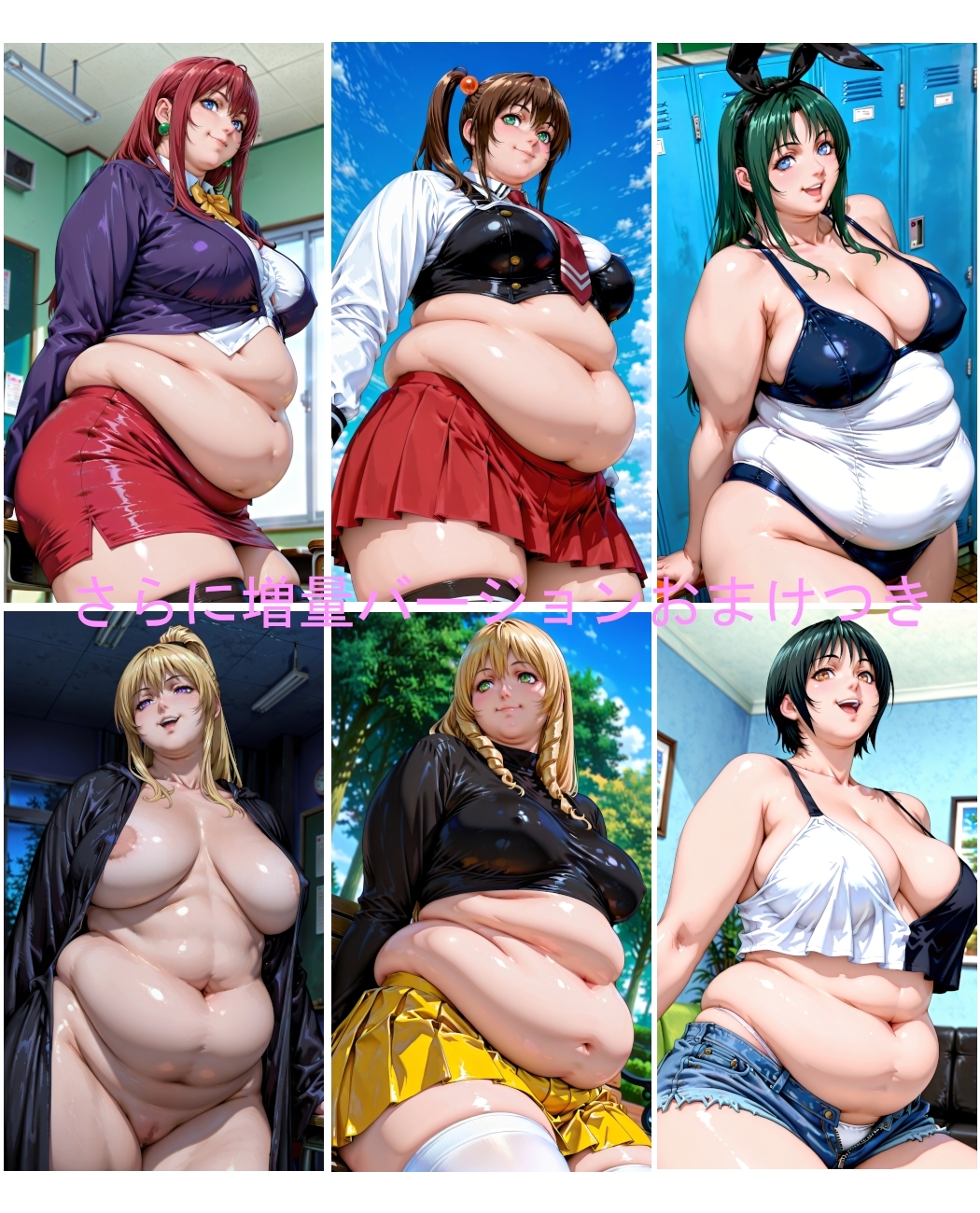 肥満化女子 ～バ〇ブルブラックシリーズ～