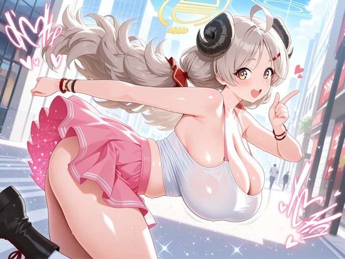 イズミとむちむちコスえっち♡