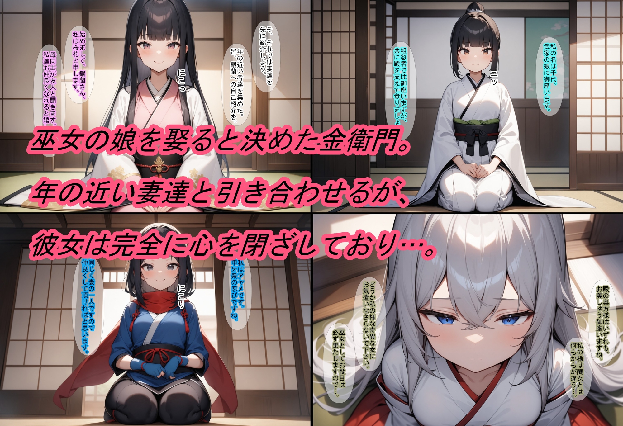 【転生したら戦国時代4】巫女の母娘を略奪して、天下を統一した話