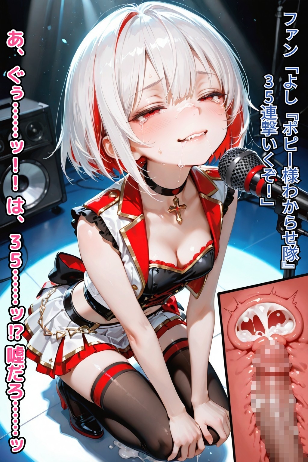 「こんなのファンサじゃねぇッ！」吸血鬼アイドル、ポピーの公開処刑セット【CDZ】【DLsite限定衣装:冬コート/メイド/パーカー】