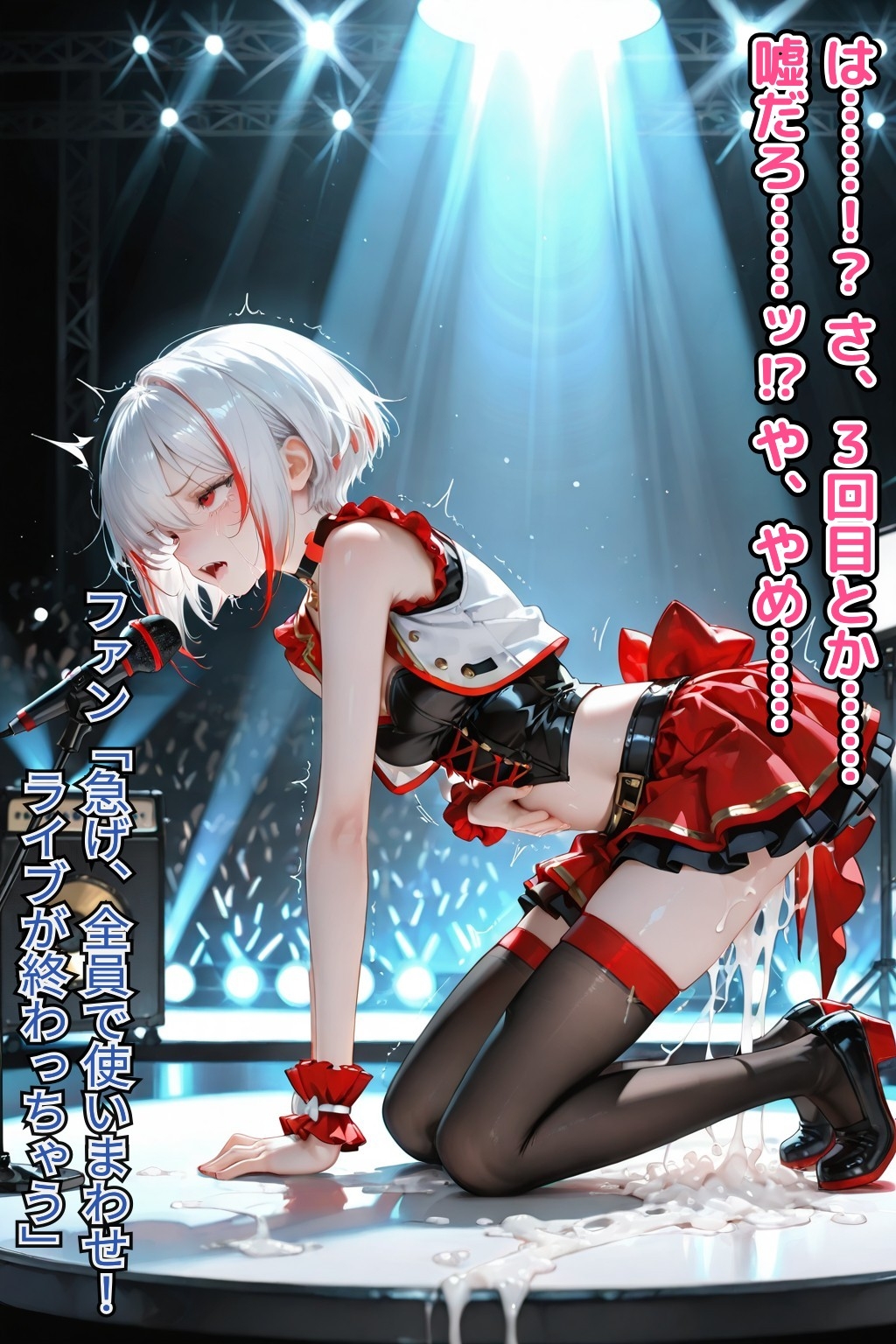 「こんなのファンサじゃねぇッ！」吸血鬼アイドル、ポピーの公開処刑セット【CDZ】【DLsite限定衣装:冬コート/メイド/パーカー】