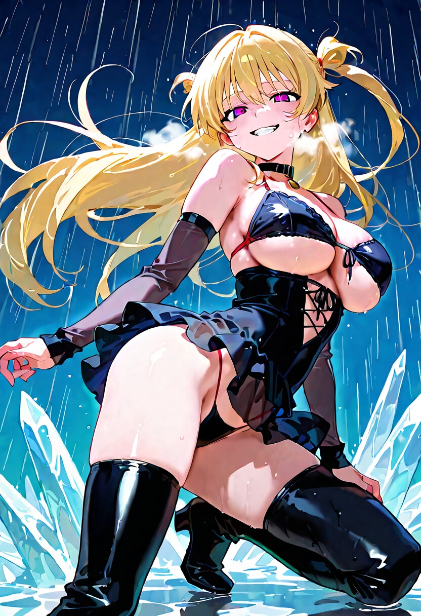 爆乳AI黒ランジェリーXL