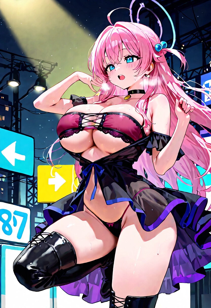 爆乳AI黒ランジェリーXL