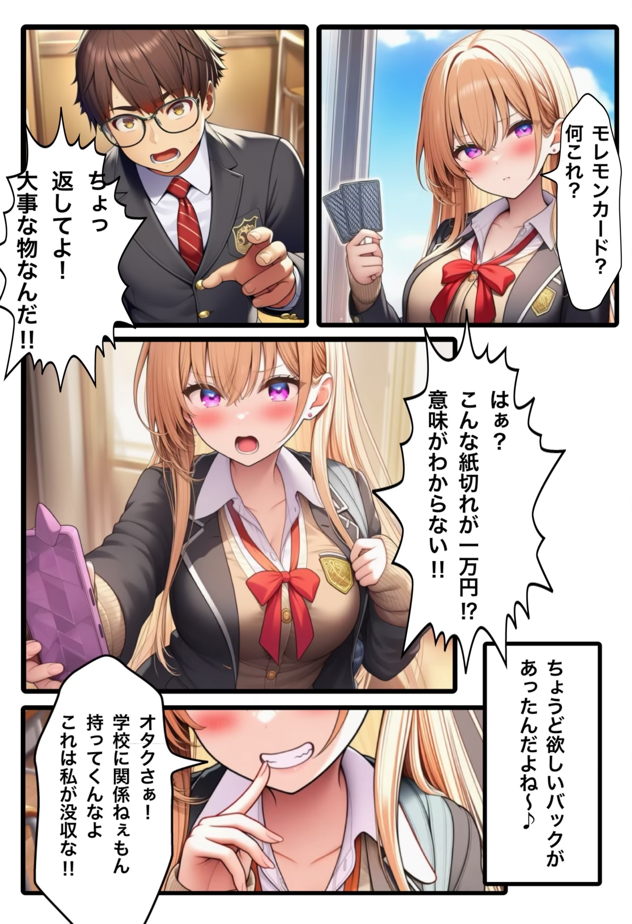 舞ちゃんと強気な女の子