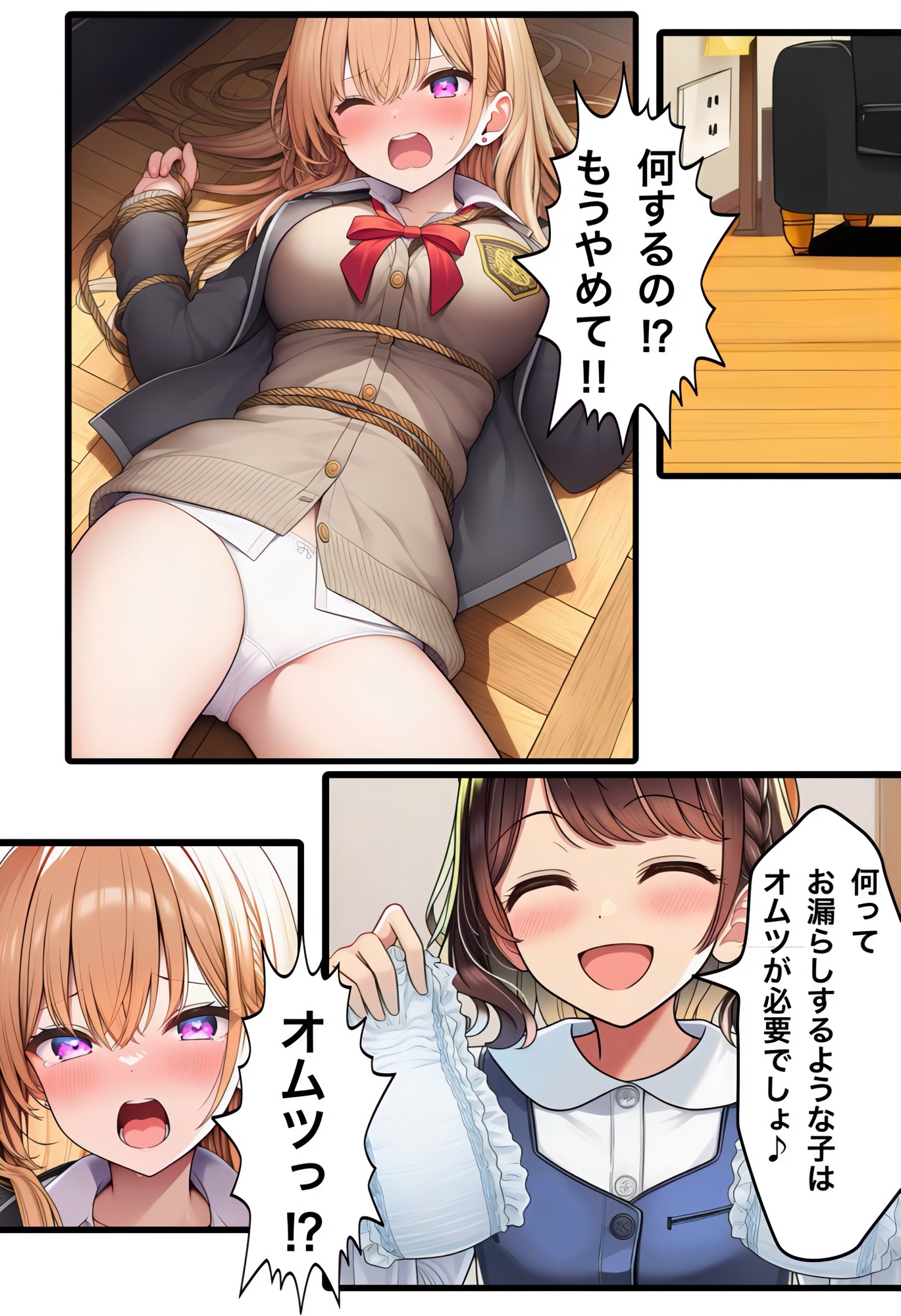 舞ちゃんと強気な女の子