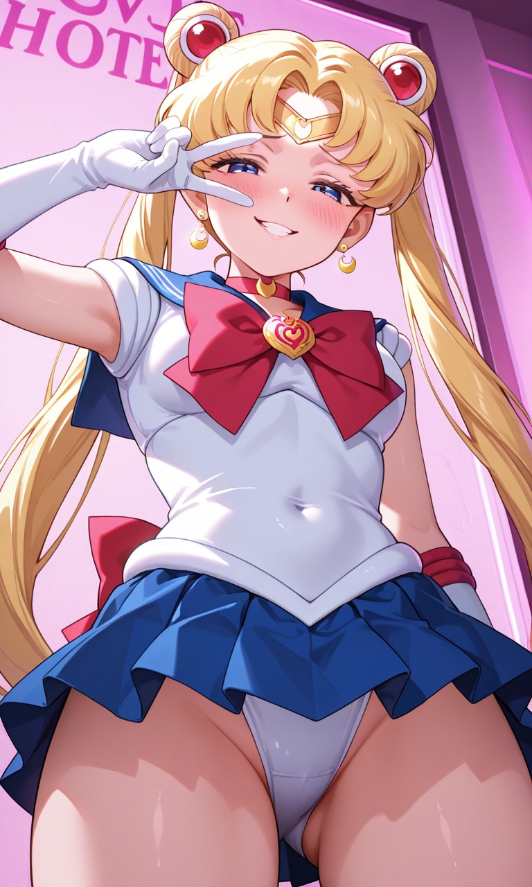 【セ◯ラームーン】ジュピター・マーキュリー・ムーン 〜生意気セ◯ラー戦士を分からせアヘ顔CG集その2〜|挑発パンチラ・中出し・搾精