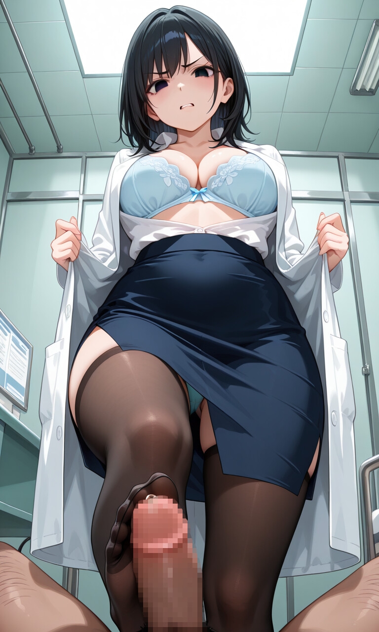 ドS・ドMな女医・ナースたちの性事情【アヘ顔・オナニー・おもらし(失禁)・パンチラ】ドスケベCG集