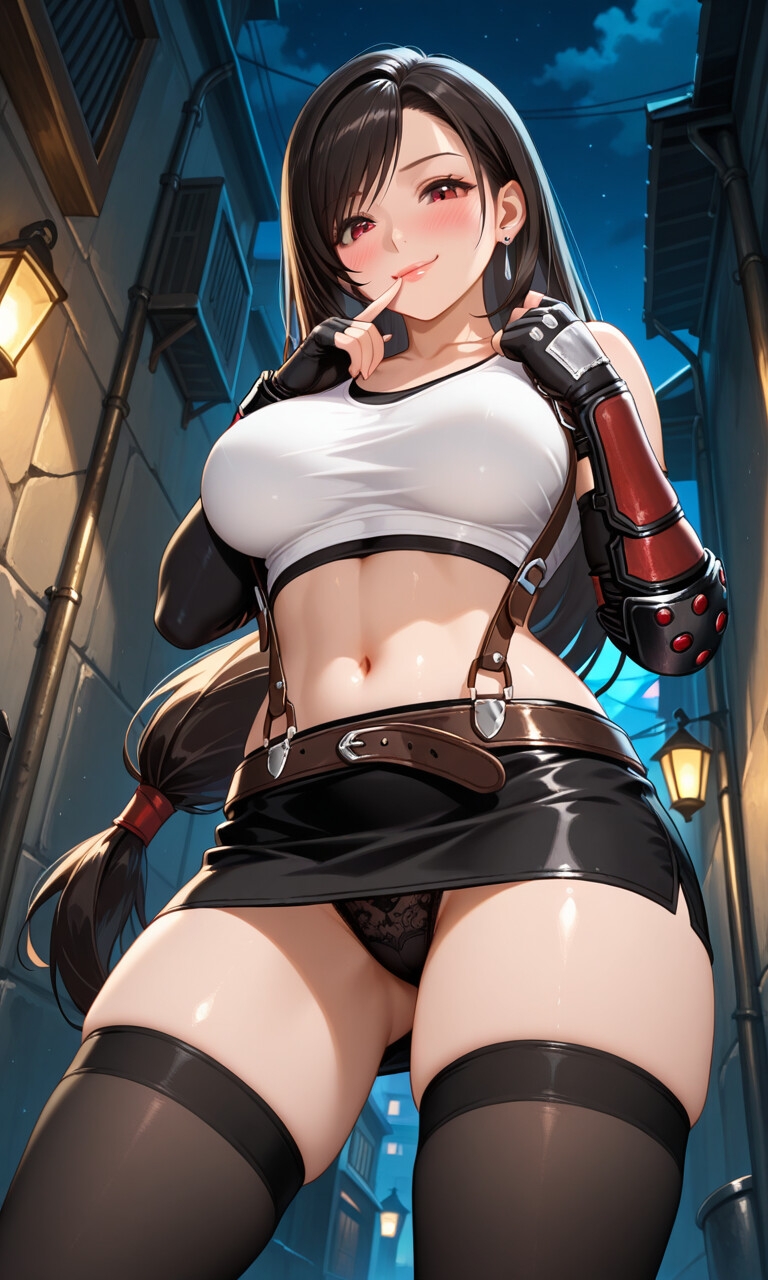 【F〇7】ティファ・エアリス・ユフィ 〜アヘ顔中出し堕ちセックスCG集〜 | パンチラ・パイズリ・尻コキ・中出し