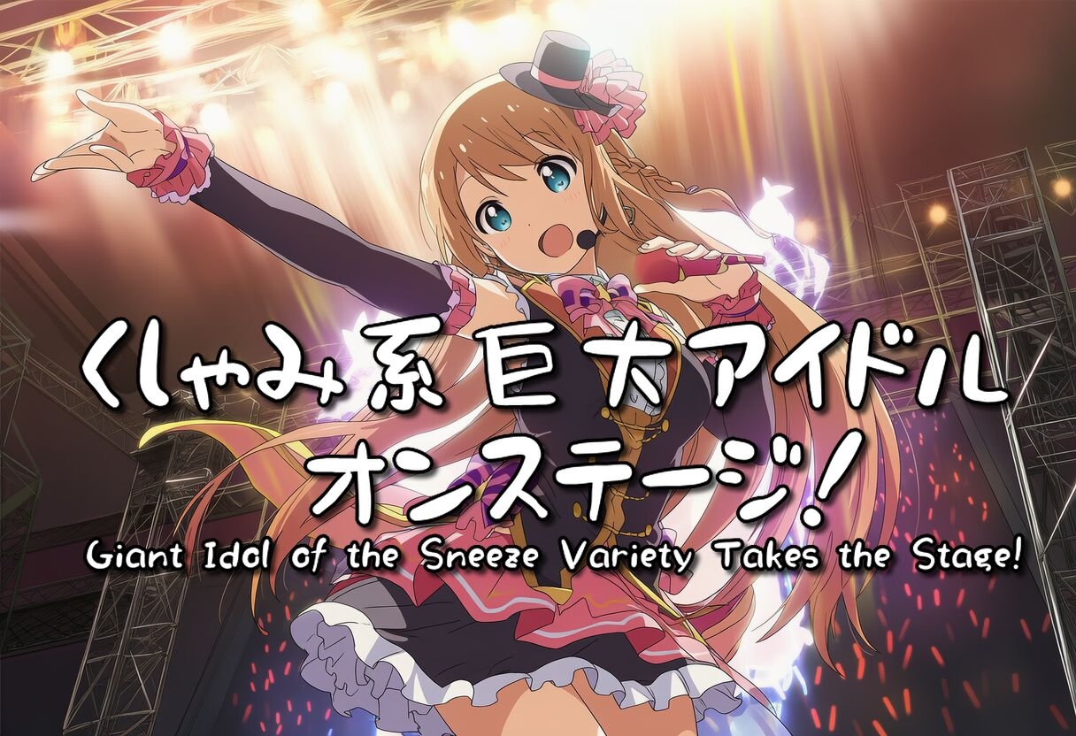 【超自信作！】ウルトラ巨大娘くしゃみアニメーション！/ Ultra Giantess Sneeze Animation!