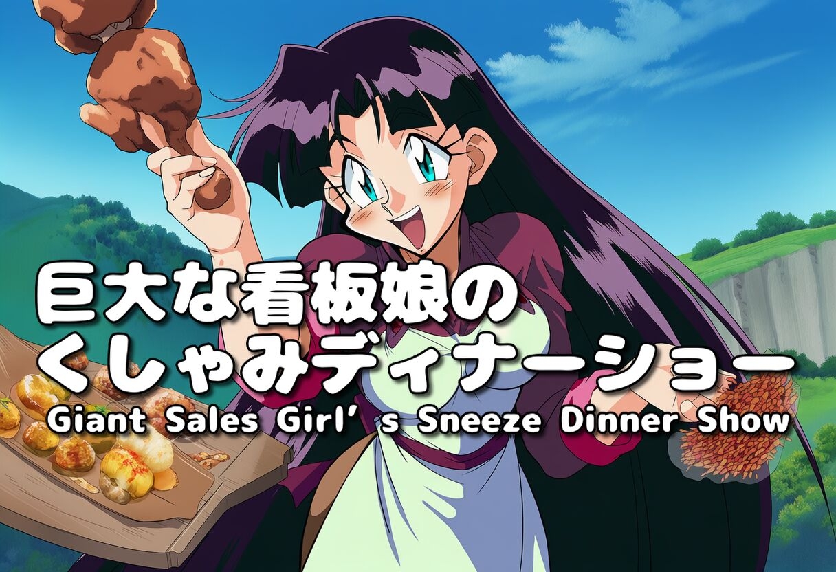 【超自信作！】ウルトラ巨大娘くしゃみアニメーション！/ Ultra Giantess Sneeze Animation!